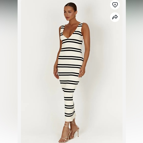 Meshki Henrietta Stripe Knit Maxi Dress - Picture 5 of 10
